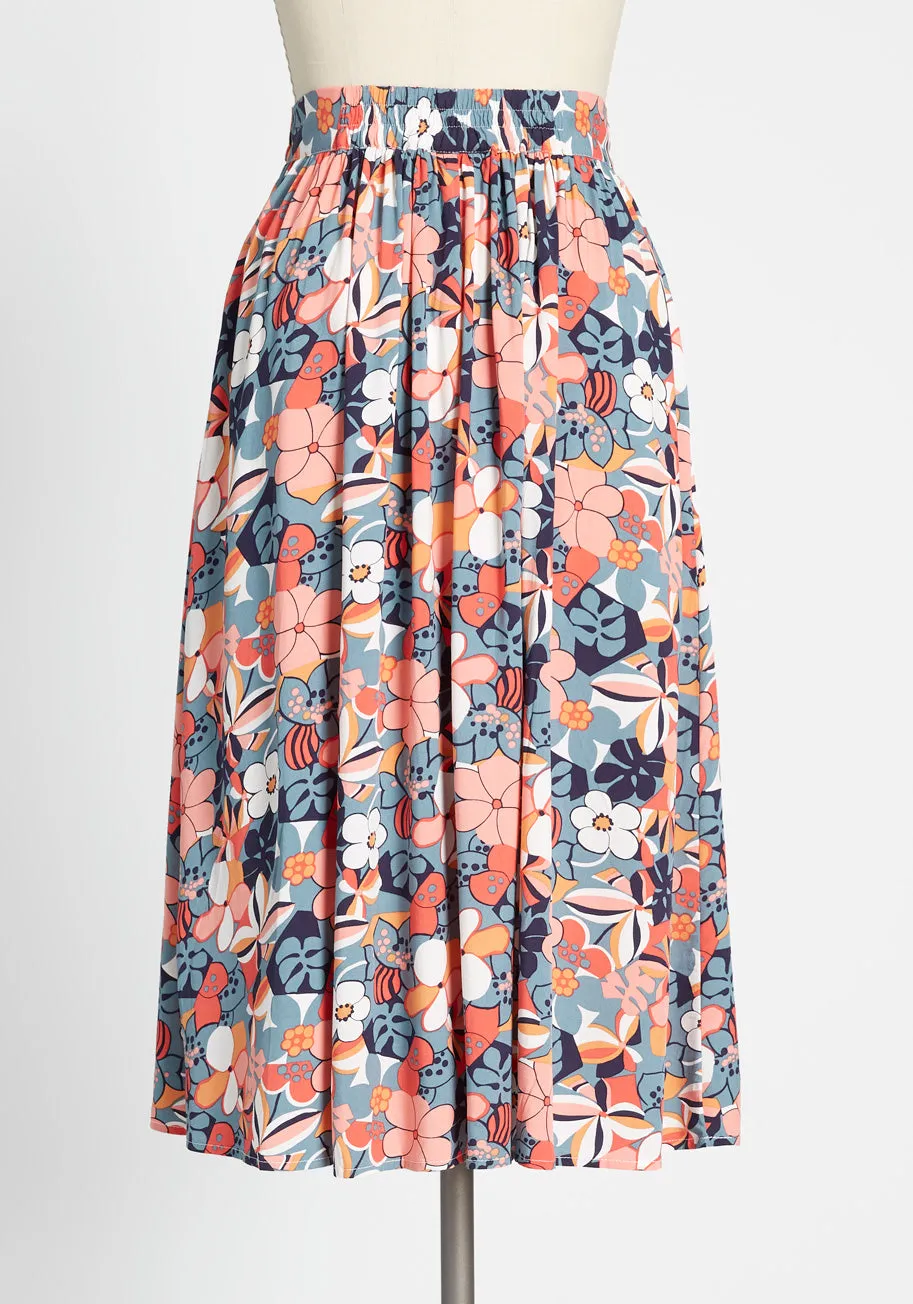 Stir Things Up Midi Skirt