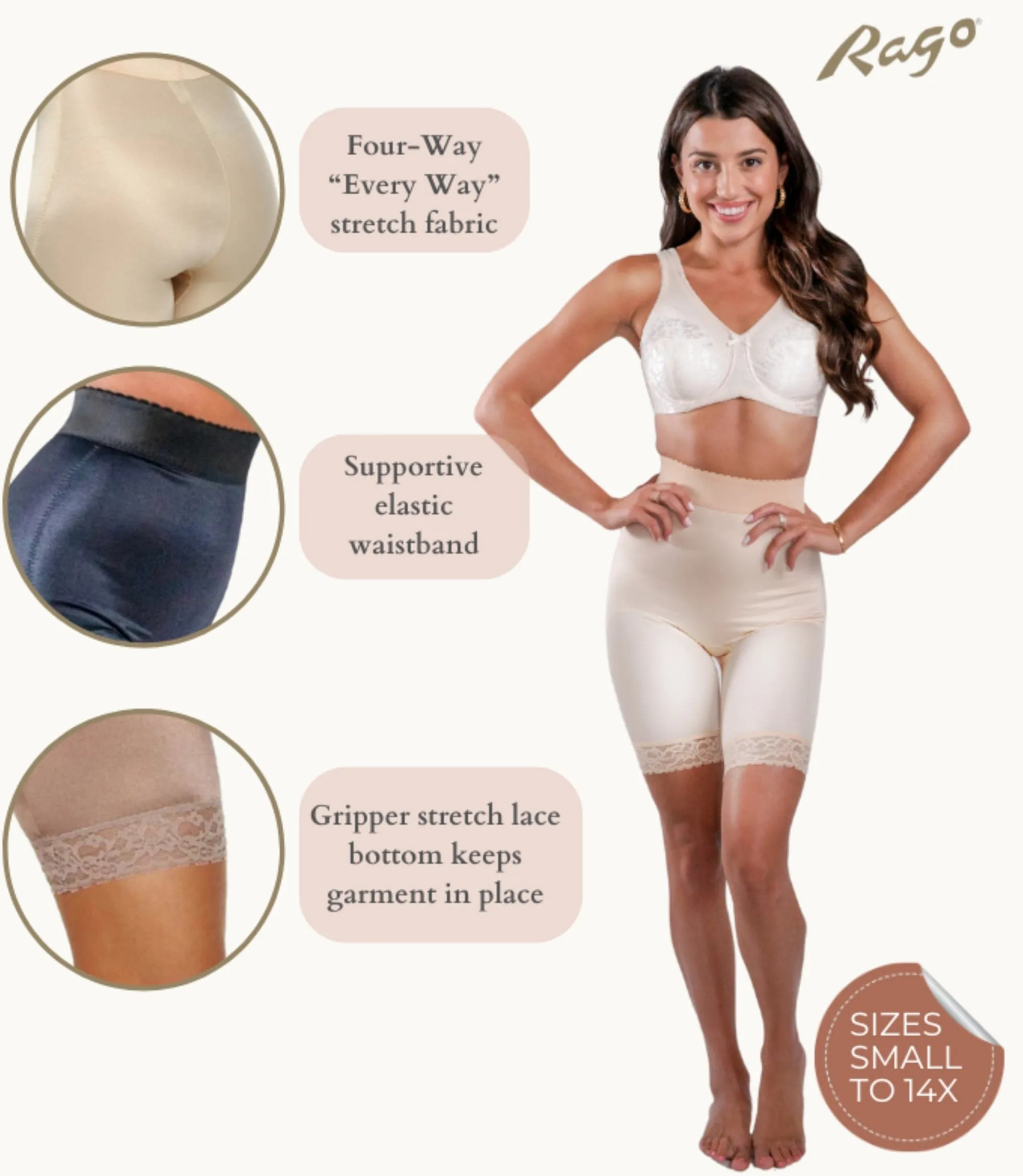 Style 518 | High Waist Leg Shaper Light Shaping