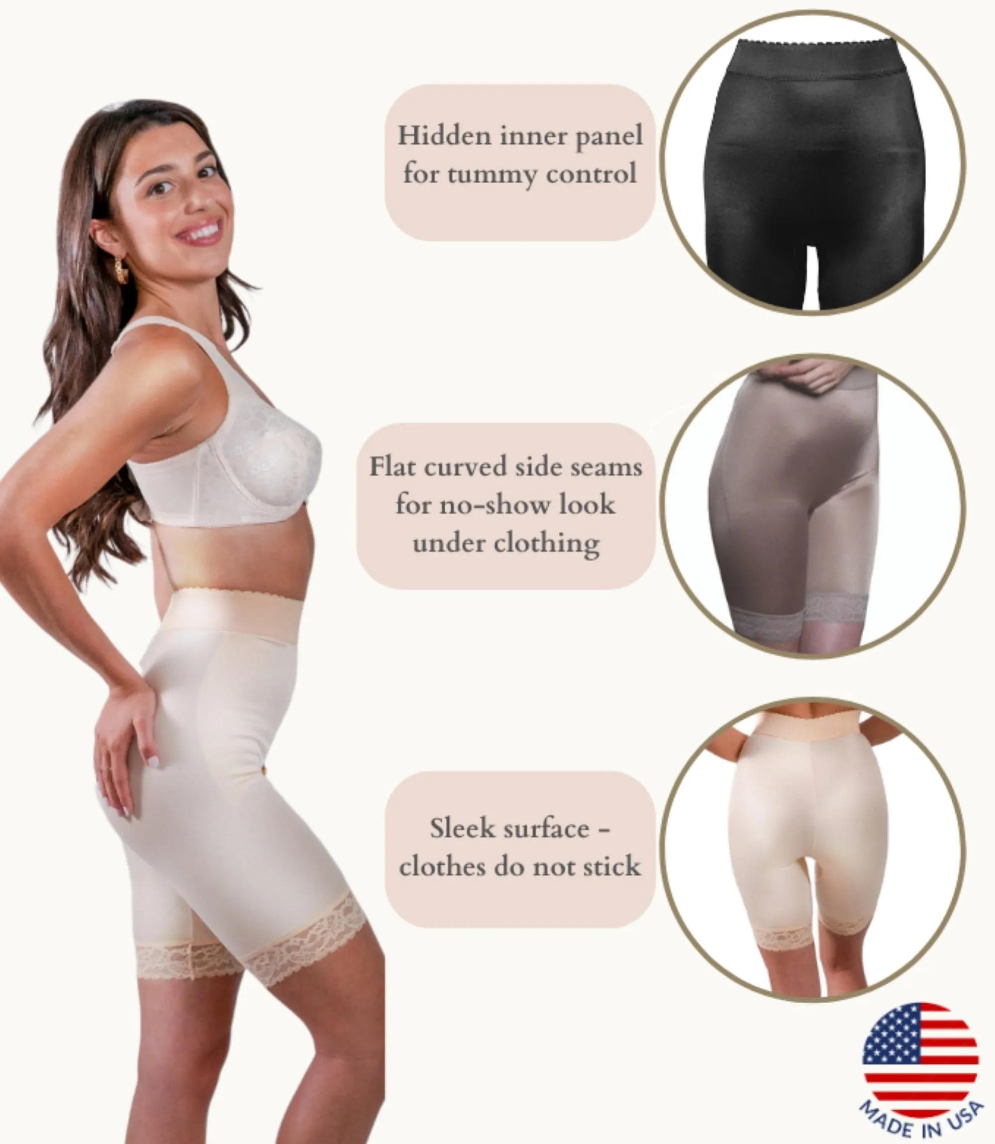 Style 518 | High Waist Leg Shaper Light Shaping
