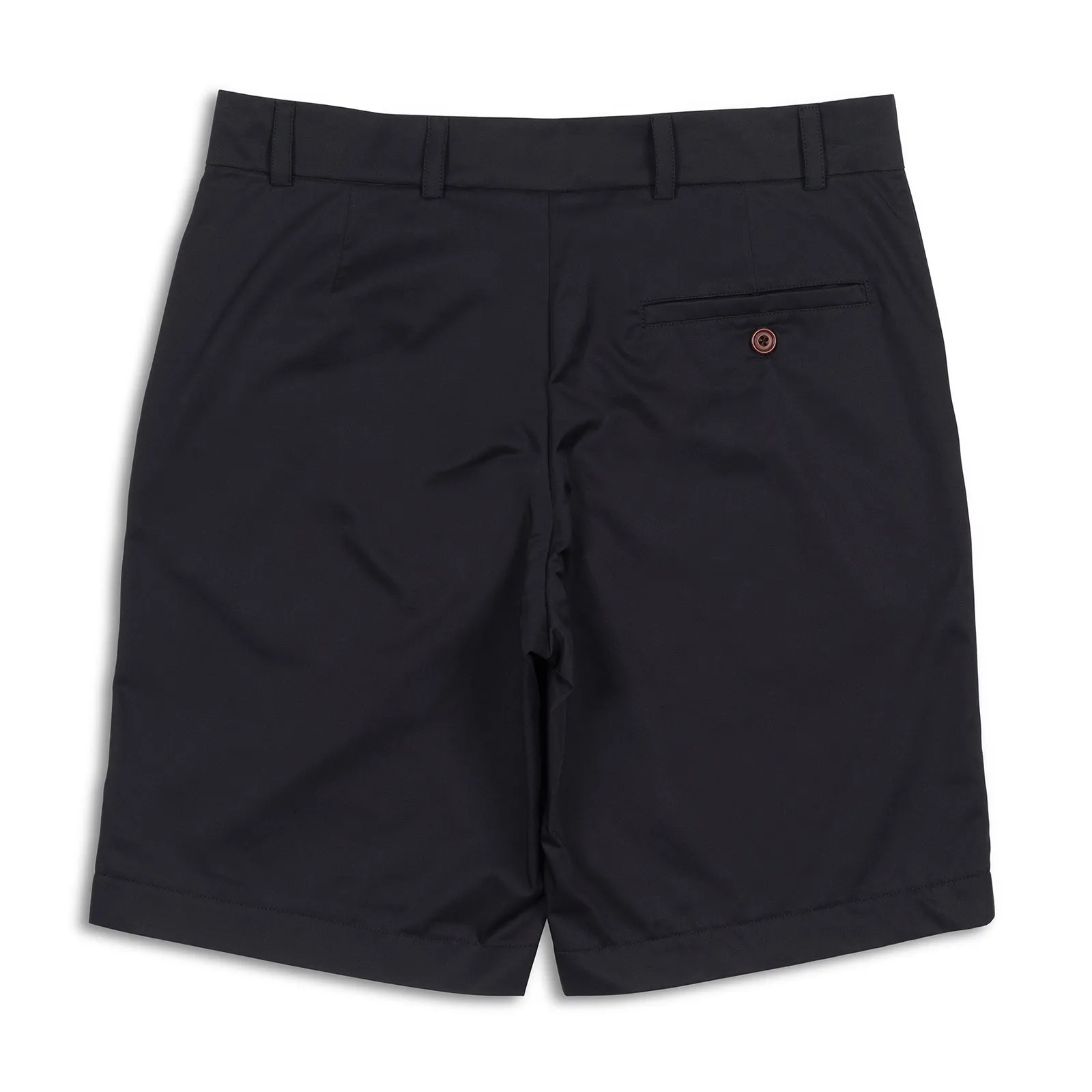 The Merchant Fox Cotton Shorts in Black