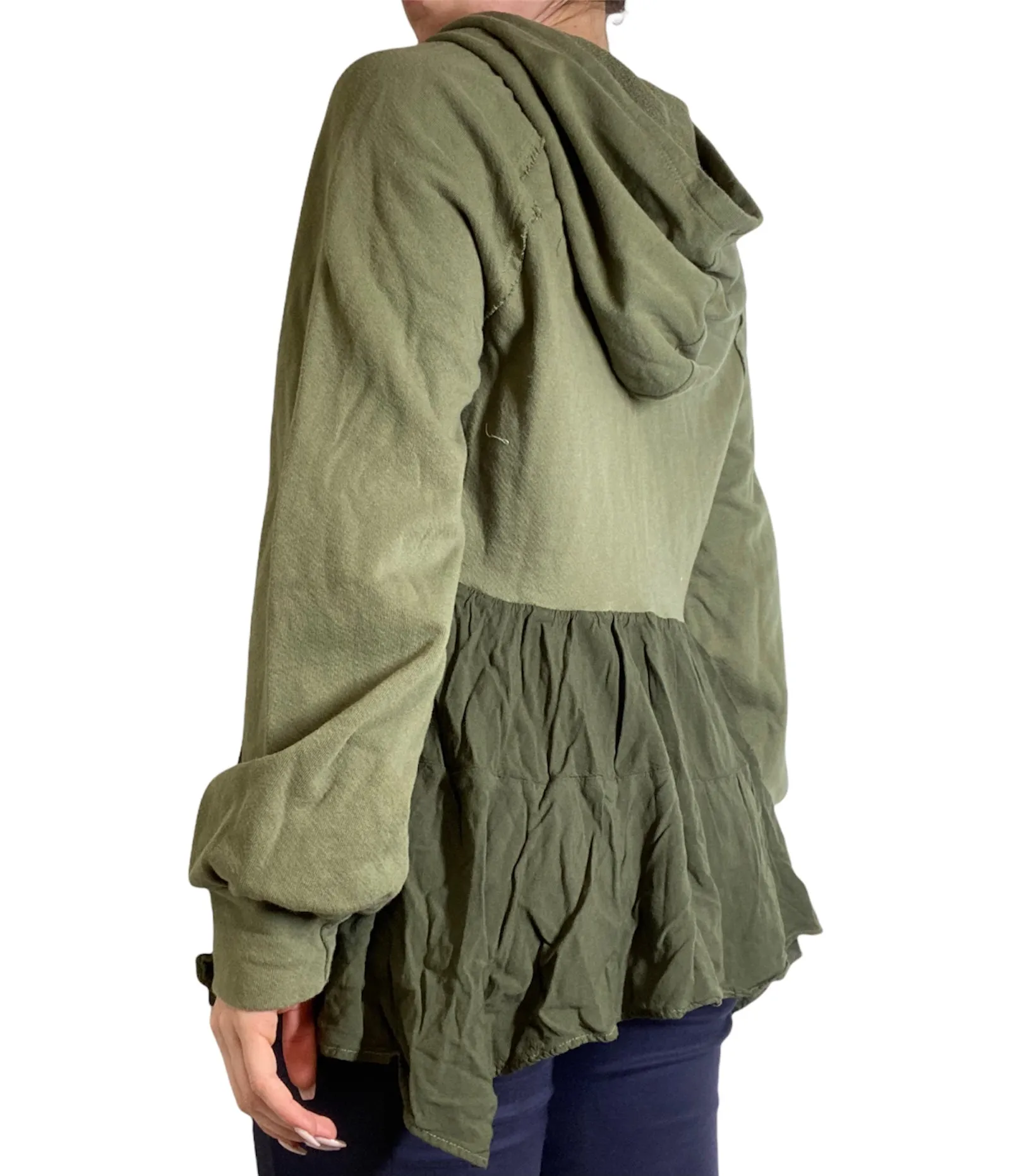 TLA Moss Peplum Hoodie