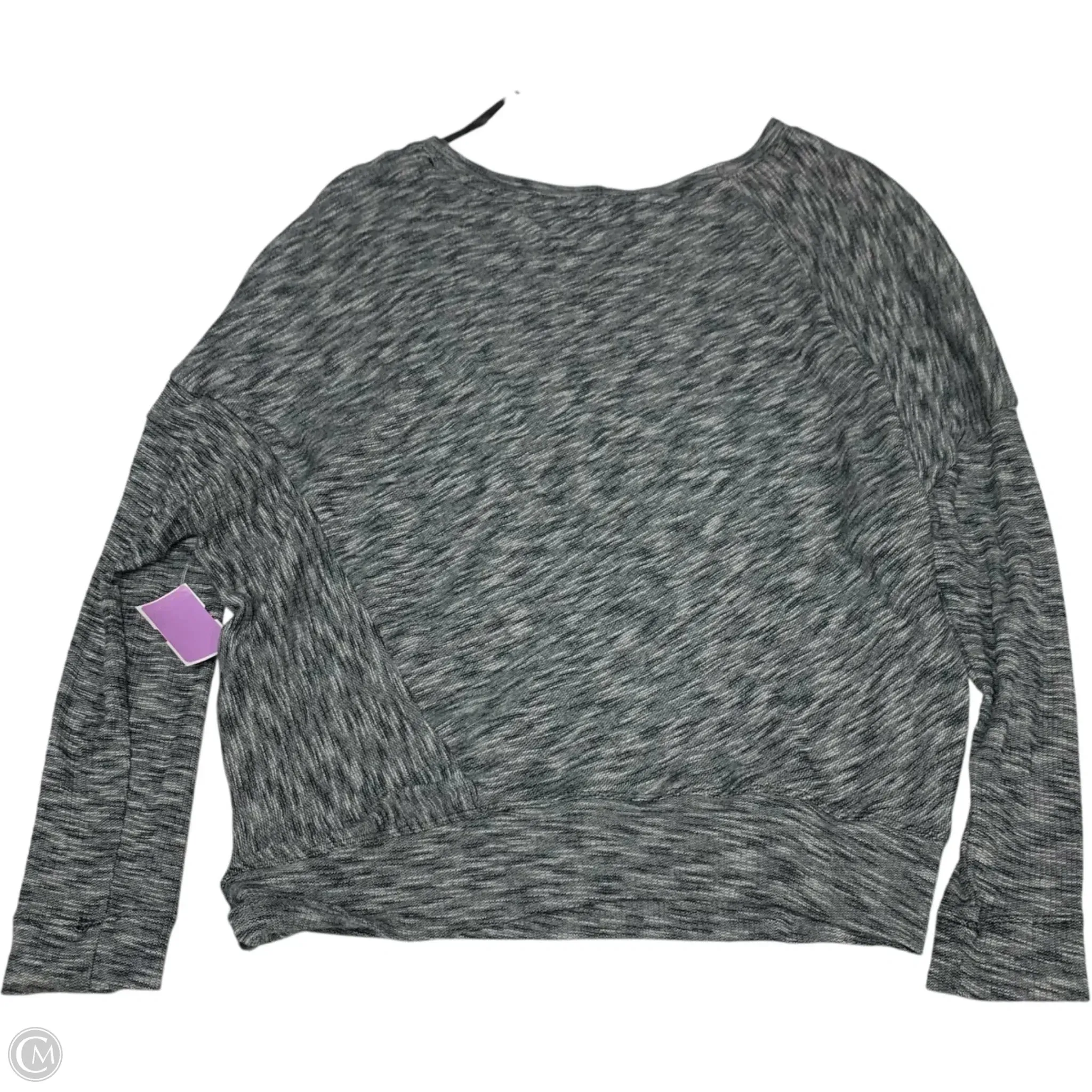 Top Long Sleeve By Anthropologie In Grey, Size: Xs