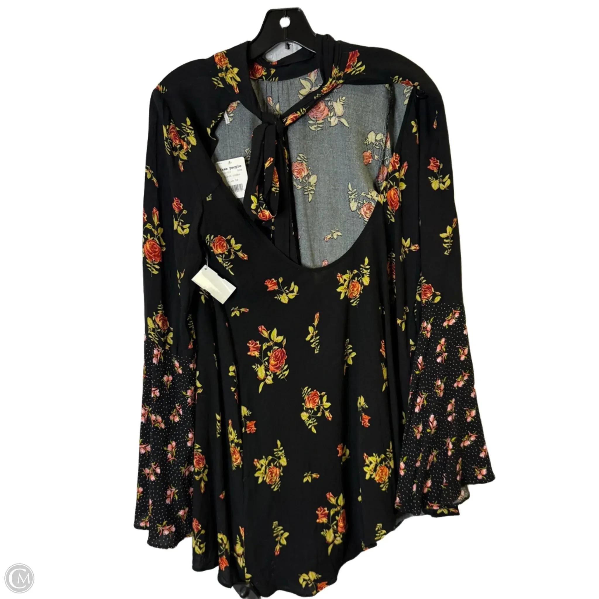 Top Long Sleeve By Free People In Black, Size: Xs