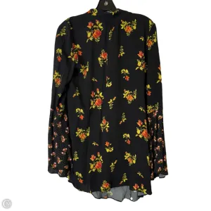 Top Long Sleeve By Free People In Black, Size: Xs