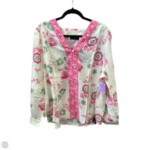 Top Long Sleeve By Lane Bryant In Tan, Size: 2x