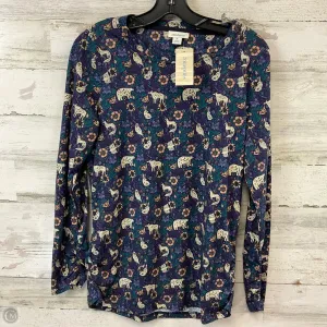 Top Long Sleeve By Sundance In Purple, Size: M