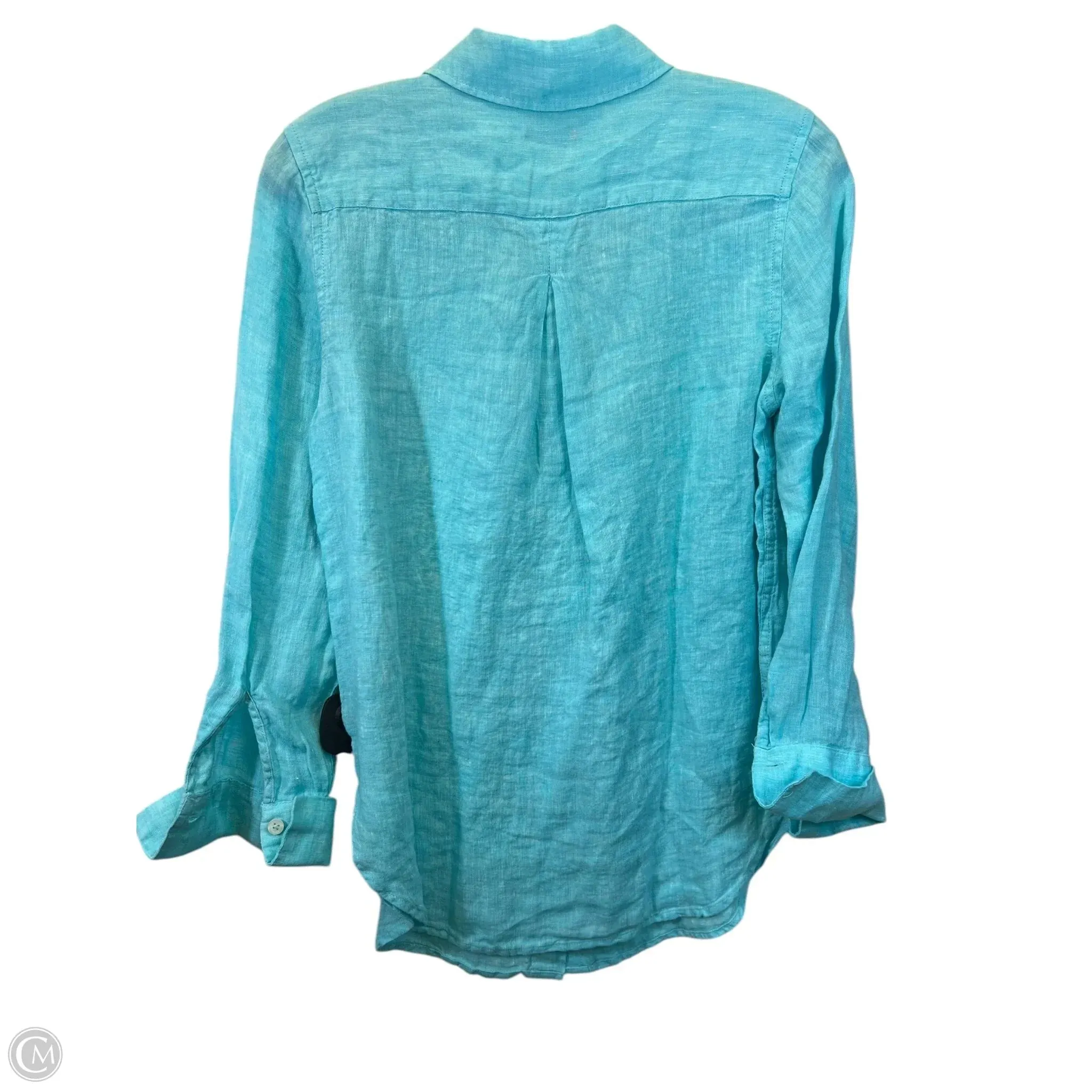 Top Long Sleeve By Talbots In Blue, Size: Xsp