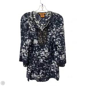 Top Long Sleeve Designer By Tory Burch In Blue, Size: 10