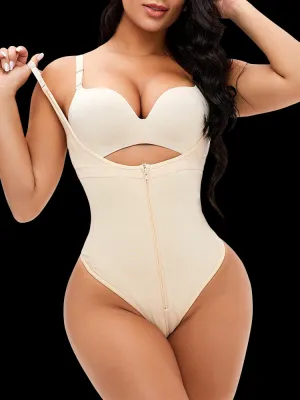 Waist Trainer Bodysuit Thong Shapewear for Women