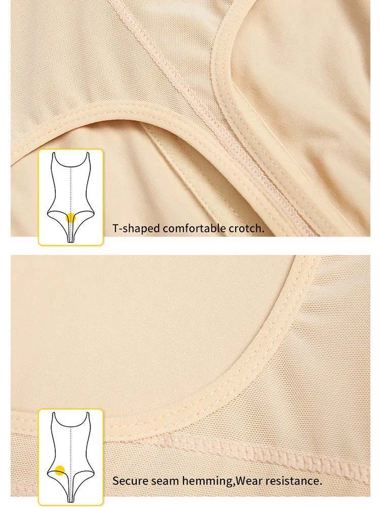 Waist Trainer Bodysuit Thong Shapewear for Women