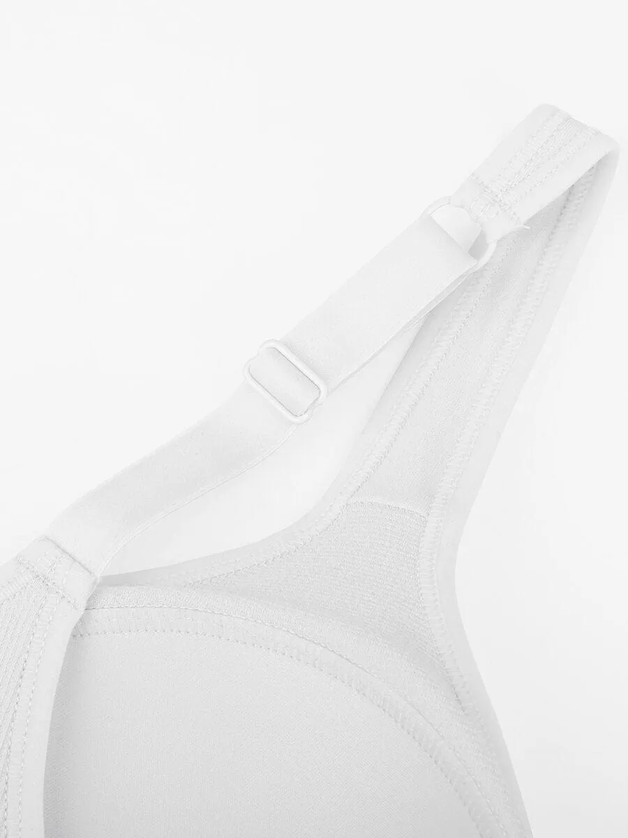 Wireless Seamless Bust Support Wide Shoulder Straps Shapewear Bra