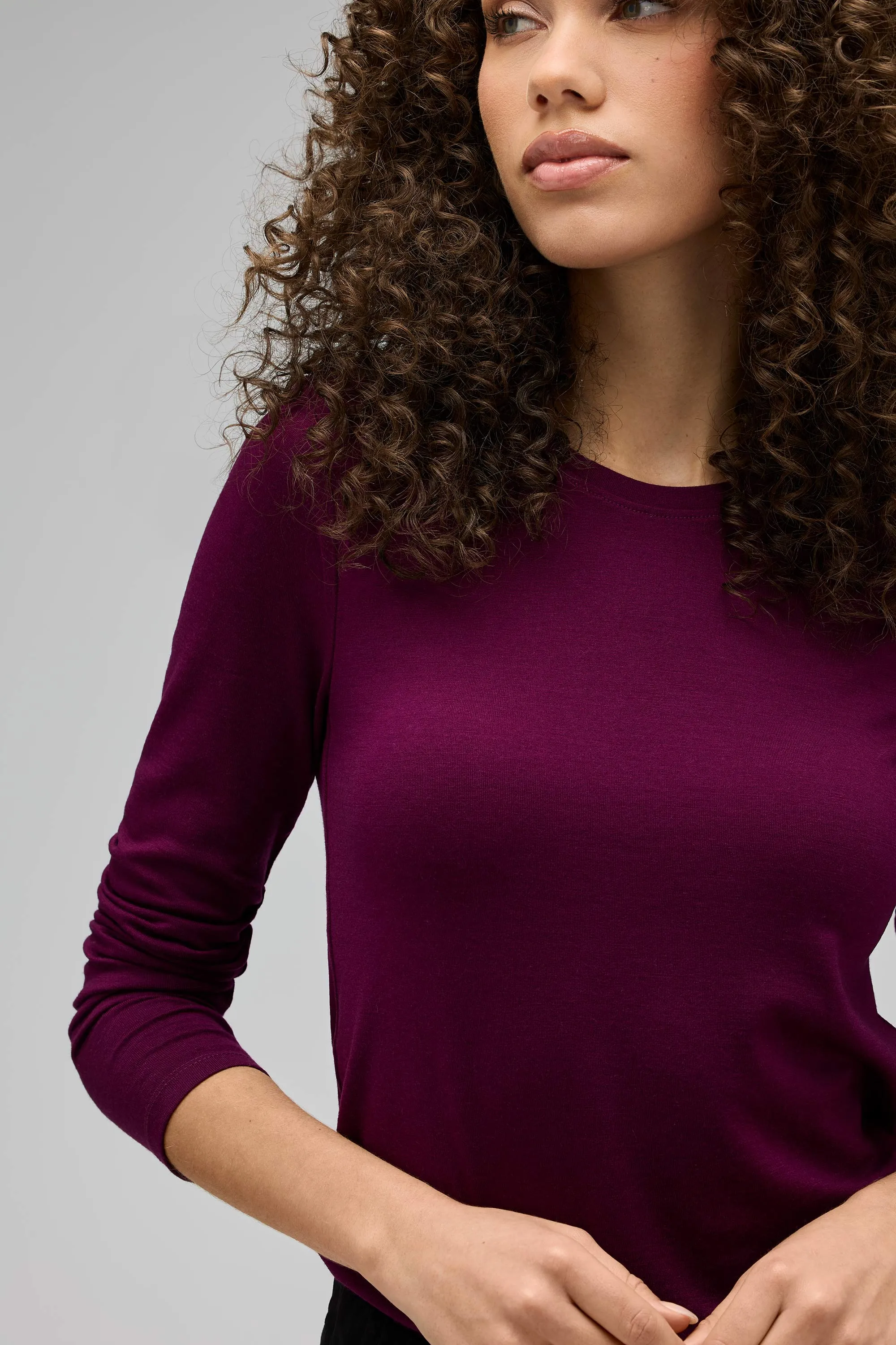 Women's Long Sleeve Merino Crew