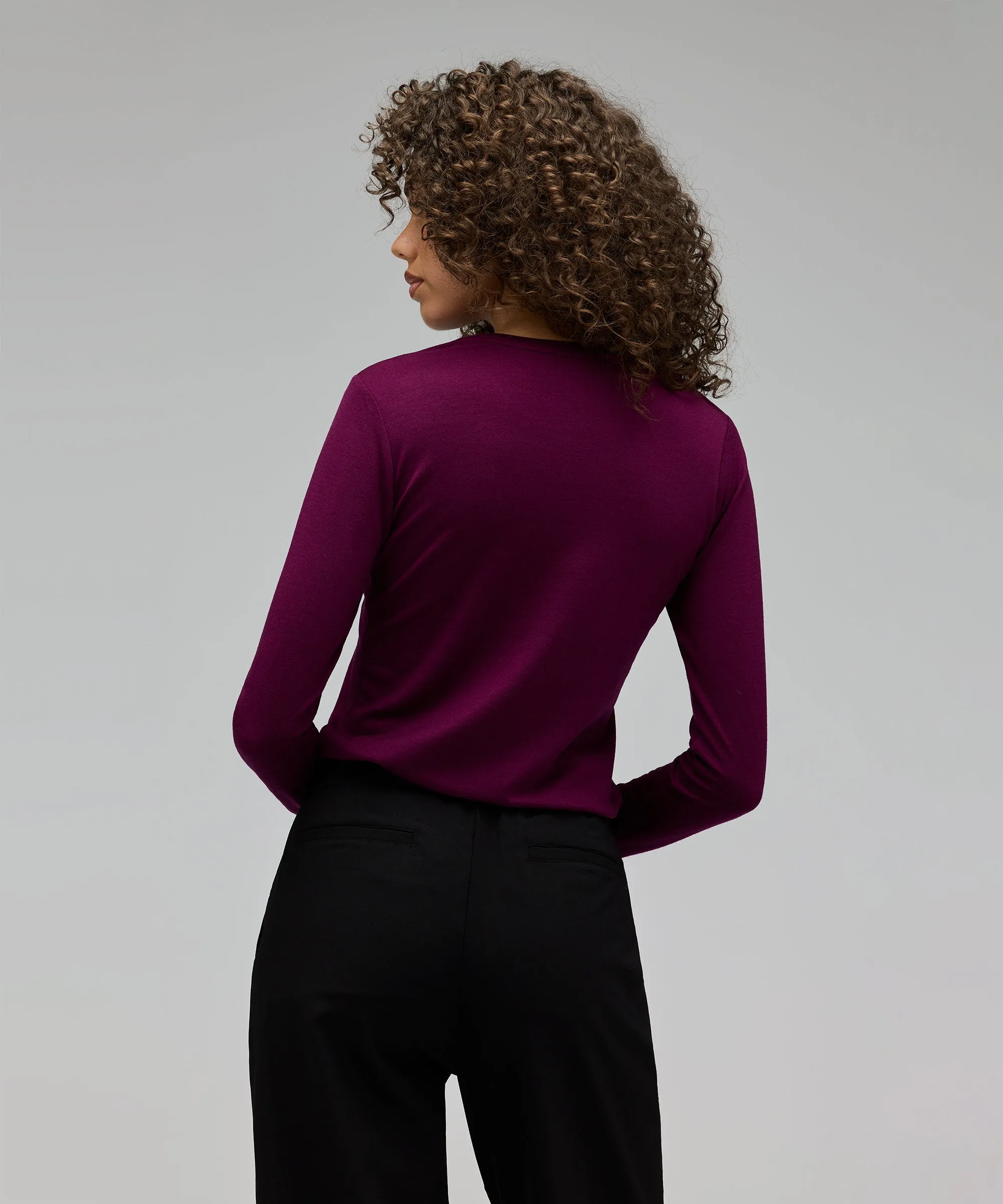 Women's Long Sleeve Merino Crew