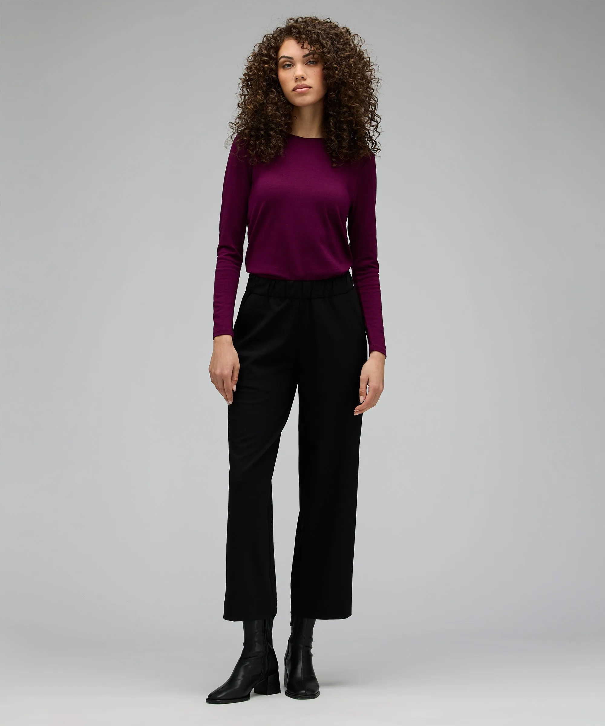 Women's Long Sleeve Merino Crew