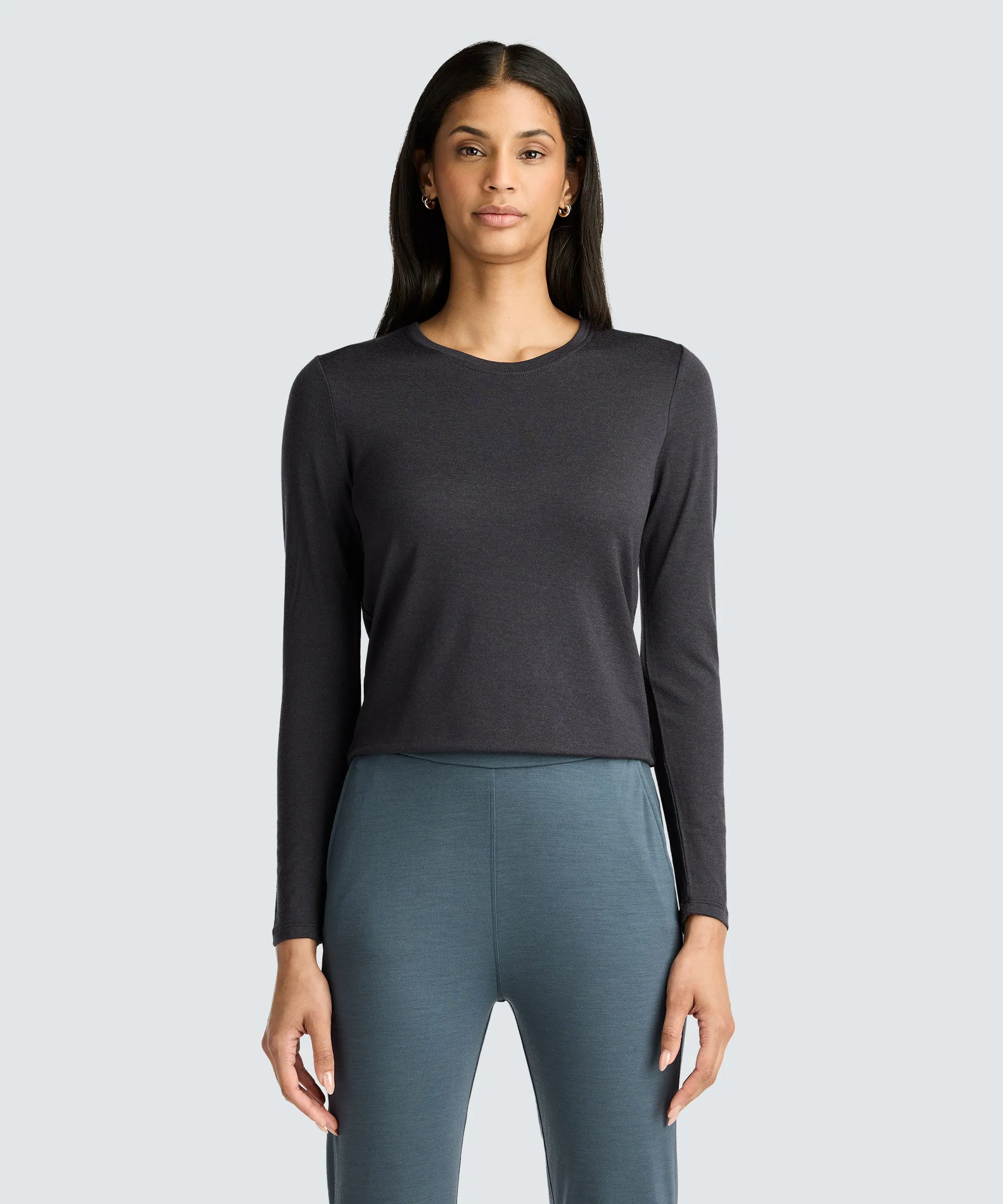 Women's Long Sleeve Merino Crew