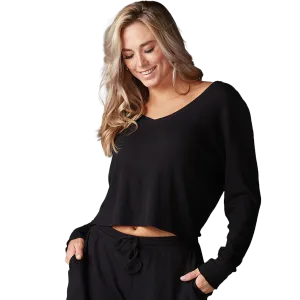 Women's Lounge Waffle Long Sleeve Top