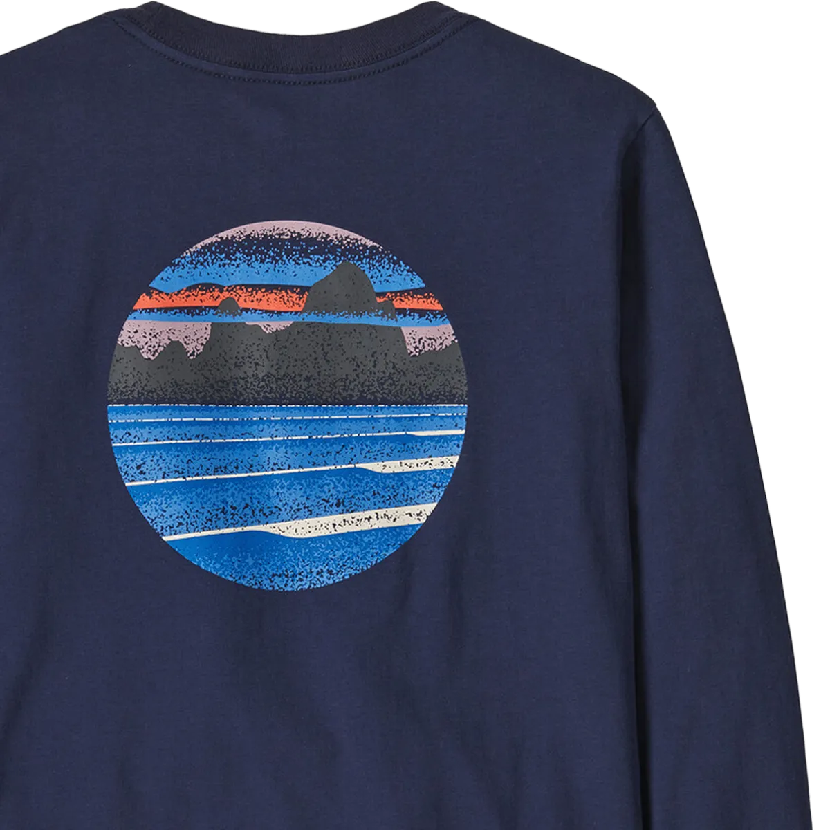 Youth Long Sleeve Skyline Stencil T-Shirt