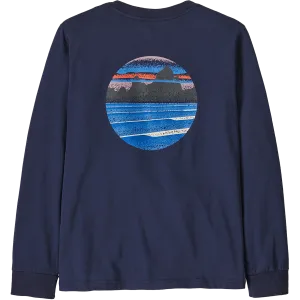 Youth Long Sleeve Skyline Stencil T-Shirt