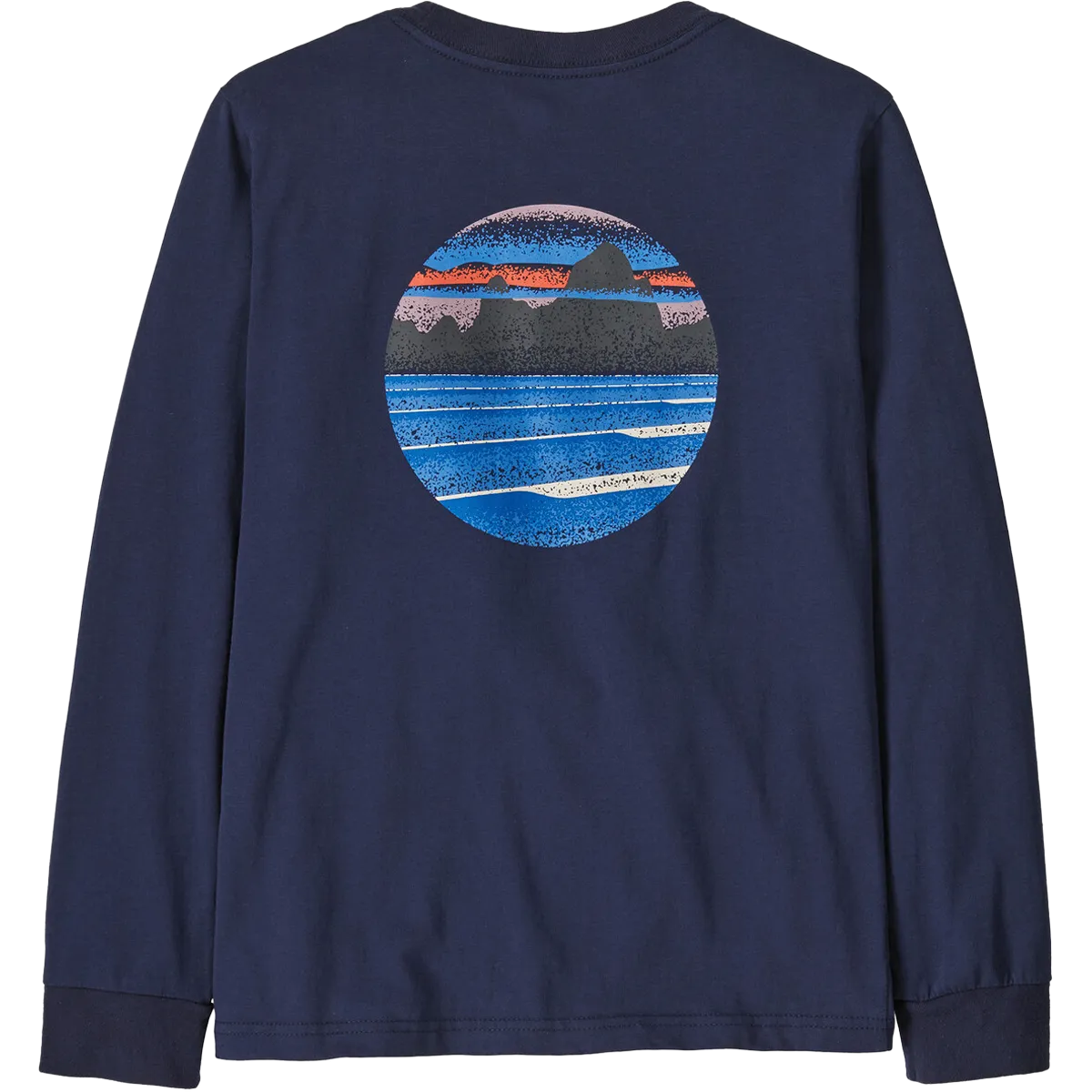 Youth Long Sleeve Skyline Stencil T-Shirt