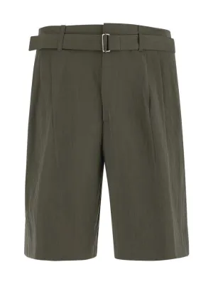 Z Zegna Belted Waist Shorts