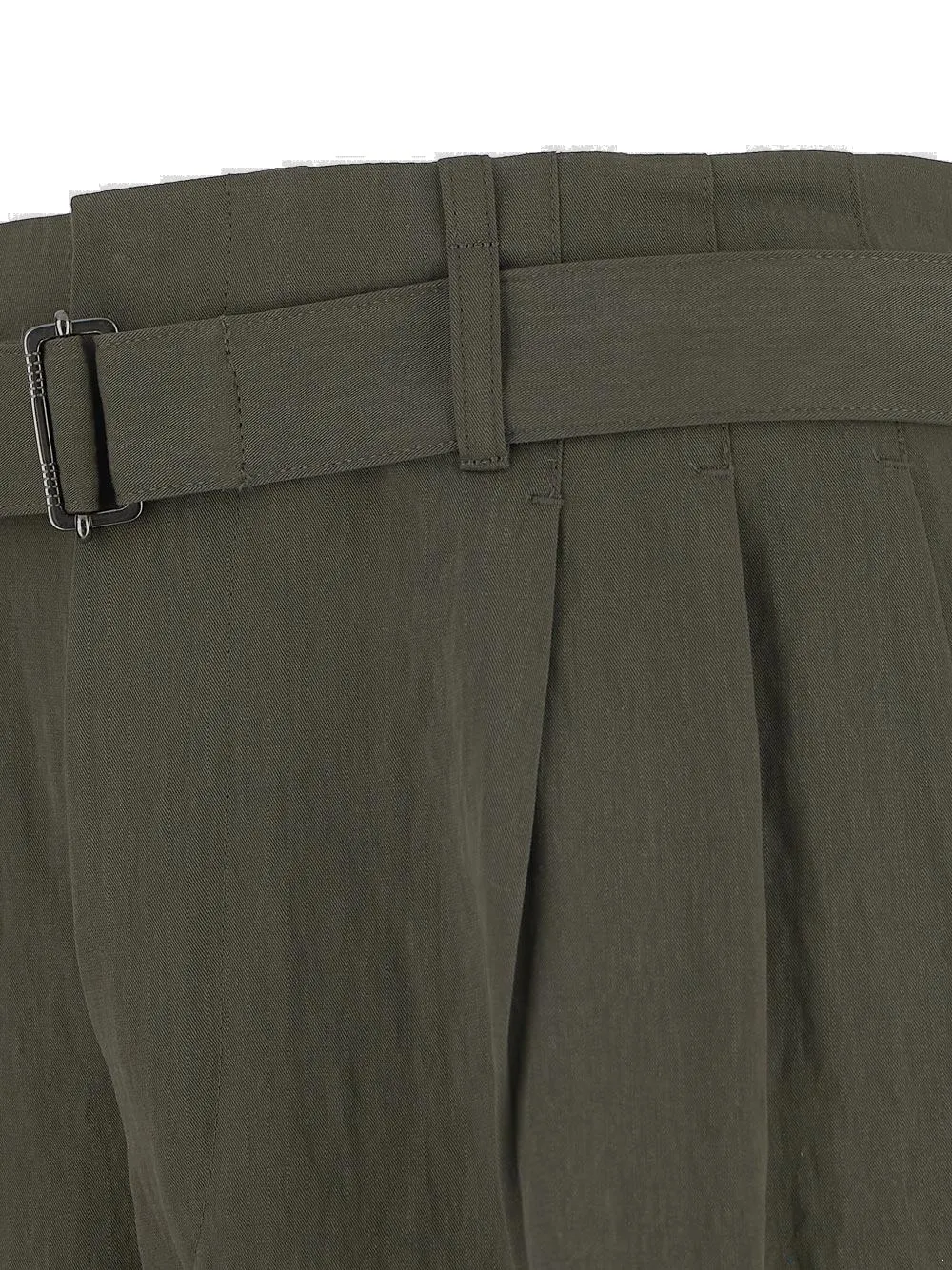 Z Zegna Belted Waist Shorts