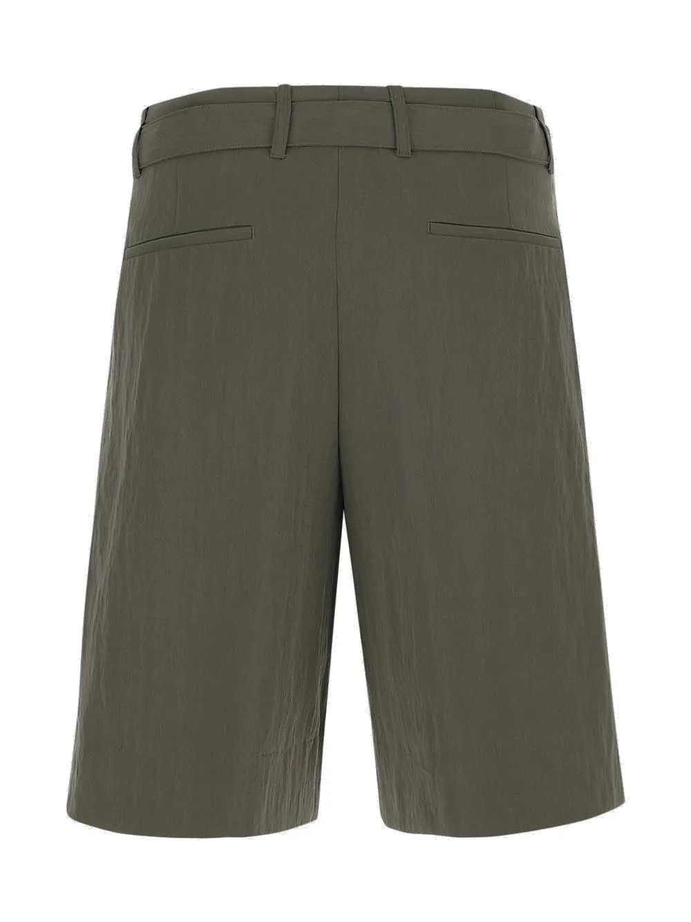 Z Zegna Belted Waist Shorts