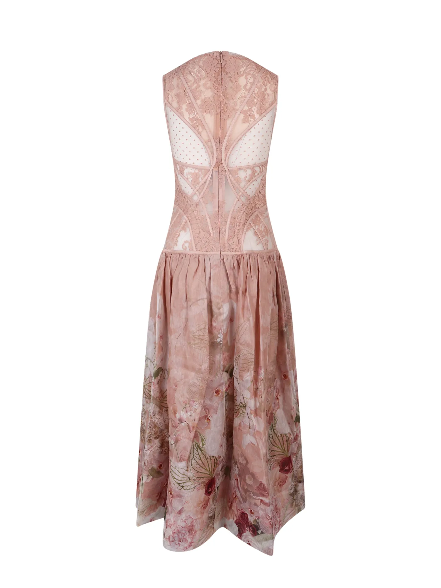 Zimmermann Dancer Floral-Lace Sleeveless Dress
